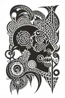 wild mode on tattoo design idea