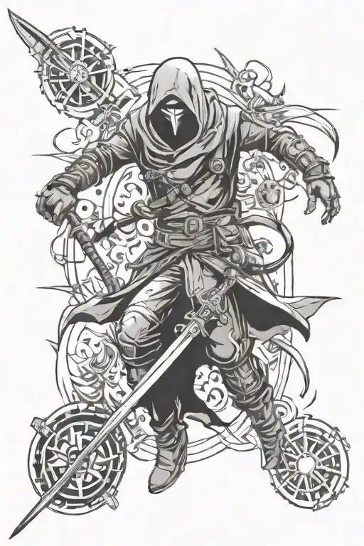 Linkin park music combine with games like mario dark souls assasin's creed grand theft auto and the collection of james  tattoo design idea