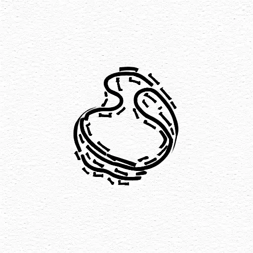 number 304 tattoo design idea