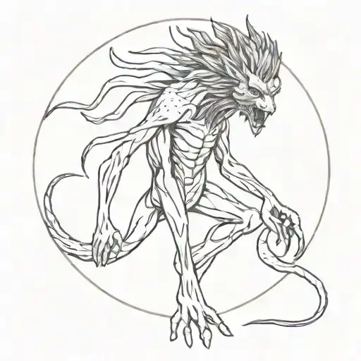demogorgon tattoo design idea