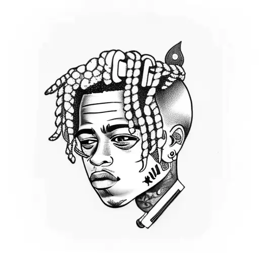 XXXTENTACION tattoo design idea