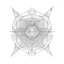 pulse line tattoo design idea