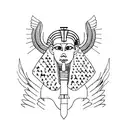 sphinx  tattoo design idea