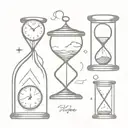 Incorporate a clock or hourglass to symbolize the concept of 'memento vivere' (remember to live) tattoo design idea