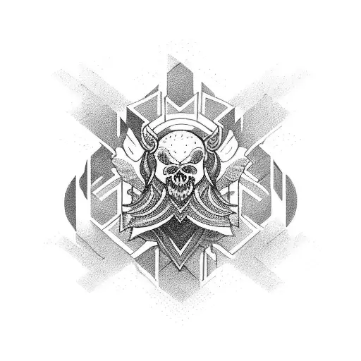 Ukrainian "АТБ" market tattoo design idea