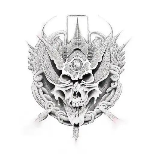 Kukulcan Dios maya tattoo design idea