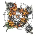 leo taurus pisces capricorn gemini tattoo design idea