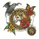 leo taurus pisces capricorn gemini tattoo design idea