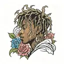 Juice WRLD  tattoo design idea