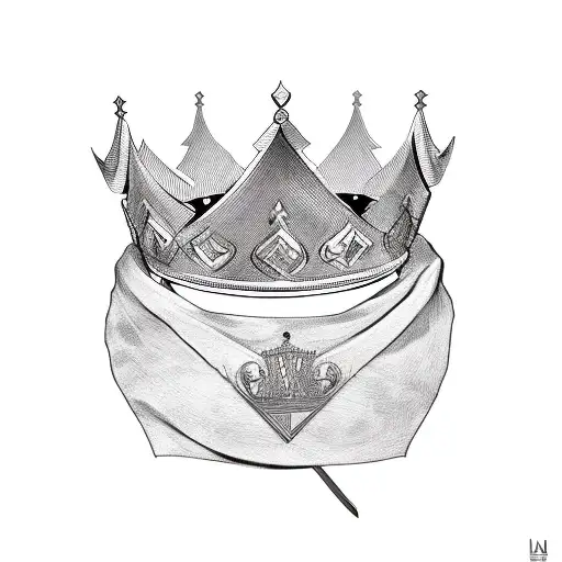 King's Crown tattoo design idea