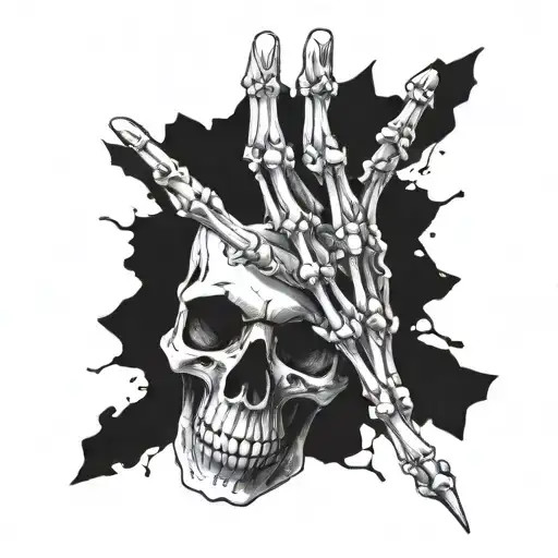 skeleton hand tattoo design tattoo design idea