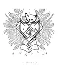 Siblings tattoo design idea