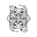 Siblings tattoo design idea