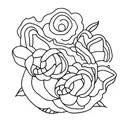 Siblings tattoo design idea