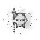 Interstellar communication through morse code tattoo design idea