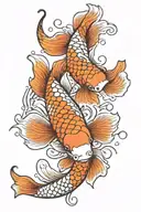 koi fish scales pattern only no head fins or tail upper arm tattoo design idea
