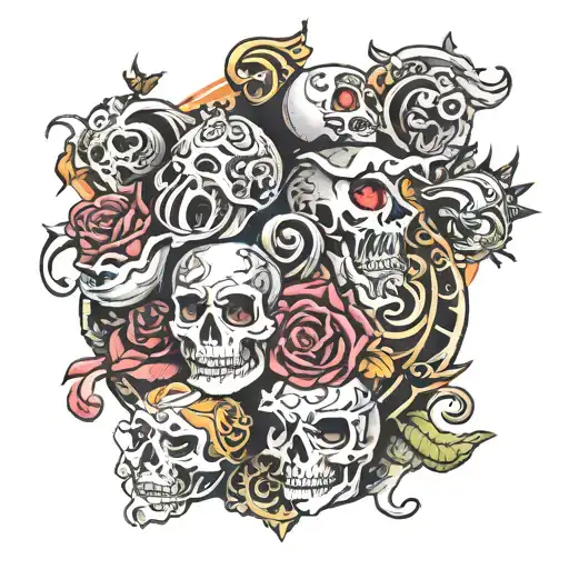 7 deadly sins tattoo design idea