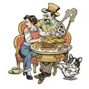 gluttony tattoo design idea