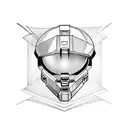 halo tattoo design idea