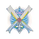 "finn sword" from adventure time tattoo design idea