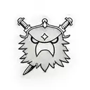 "finn sword" from adventure time tattoo design idea