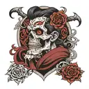 Arcane Michael tattoo design idea