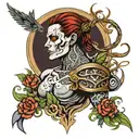 Arcane Michael tattoo design idea