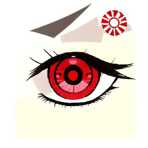 Sharingan tattoo design idea