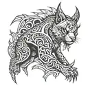 rapper nick name " Blaze " tattoo design idea