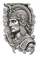 Alexander the Great tattoo design idea