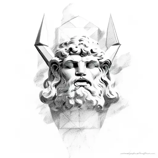 atlas greek god tattoo design idea