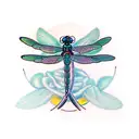 Dragonfly tattoo design idea