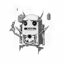 invader zim tattoo design idea