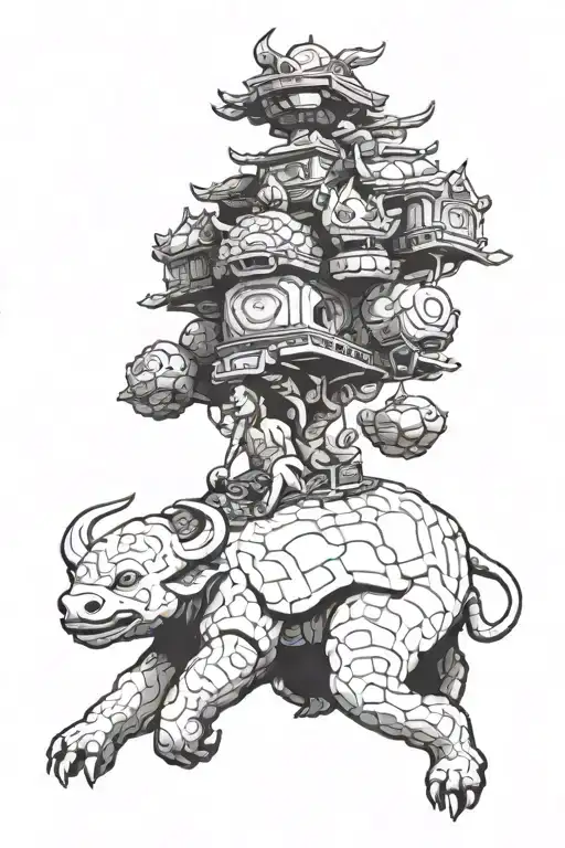 appa from Avatar flying tattoo design idea