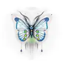 Butterfly sleeve  tattoo design idea