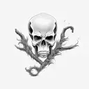 grim reaper tattoo design idea