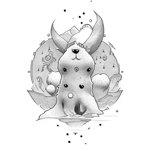 a small shap that looks so simple but so complicated  tattoo design idea