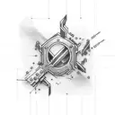 a small lighting bolt that looks so simple but so complicated  tattoo design idea