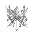 a small lighting bolt that looks so simple but so complicated  tattoo design idea