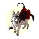 wolf and dragon tattoo design idea