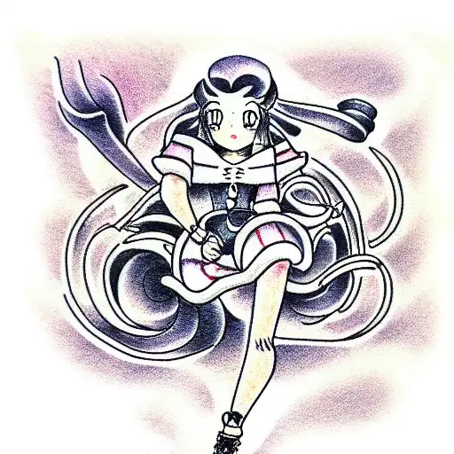 anime tattoo design idea