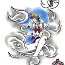 anime tattoo design idea