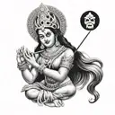 Goddess Kali tattoo design idea