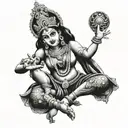 Goddess Kali tattoo design idea