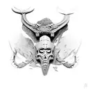 Ax serpent tattoo design idea