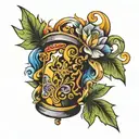 Holy Grail tattoo design idea