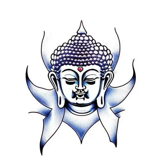 Buddha tattoo design idea