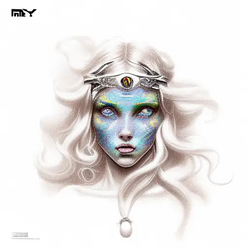 aphrodite tattoo design idea