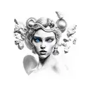 aphrodite tattoo design idea