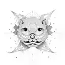 8 Ball tattoo design idea